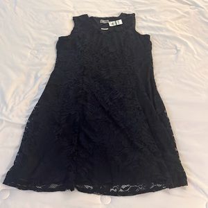 JM Collection lace dress - Intrepid Blue - Size Large